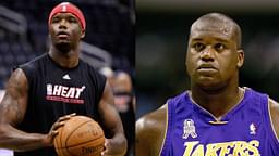 Jermaine O'Neal (L), Shaquille O'Neal (R)