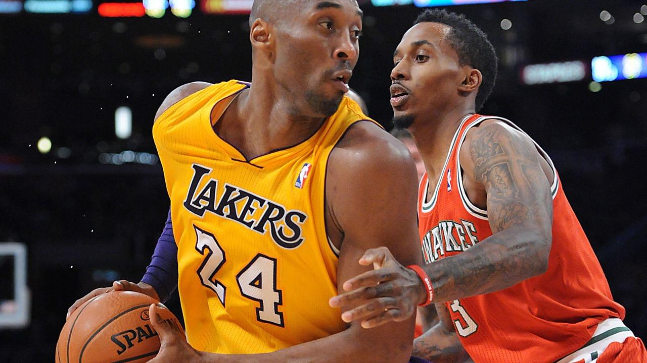 Kobe Bryant and Brandon Jennings
