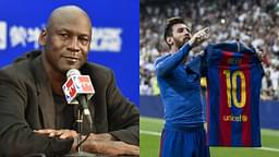 Michael Jordan (L), Lionel Messi (R)