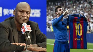 Michael Jordan (L), Lionel Messi (R)