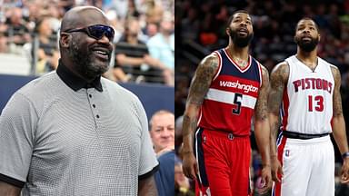 Shaquille O'Neal (L), Marcus and Markieff Morris (R)