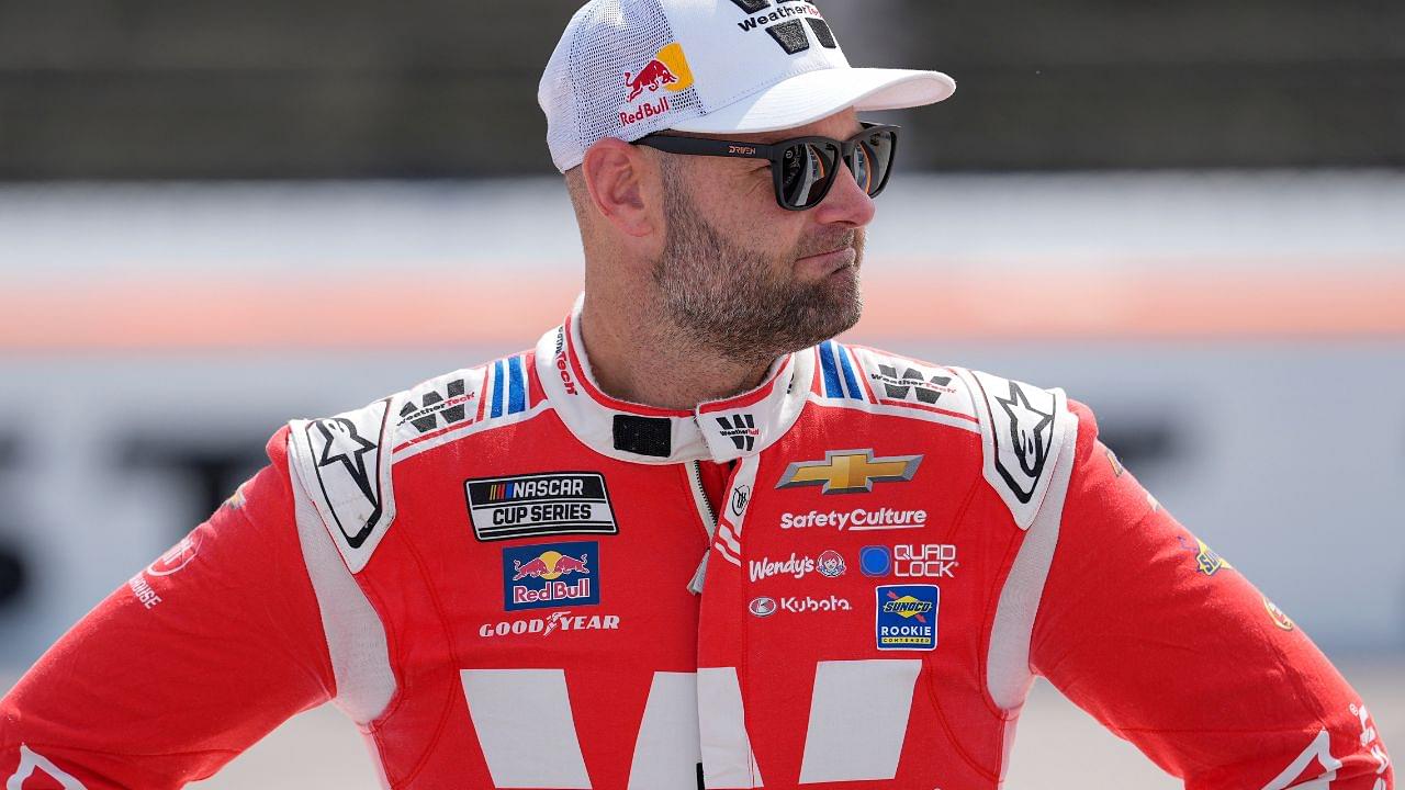 NASCAR Cup Series driver Shane van Gisbergen (88) waits for the start during the Goodyear 400 at Darlington Raceway.