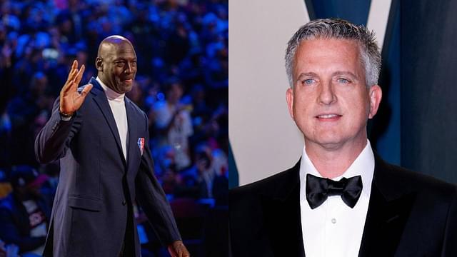 Michael Jordan (L), Bill Simmons (R)