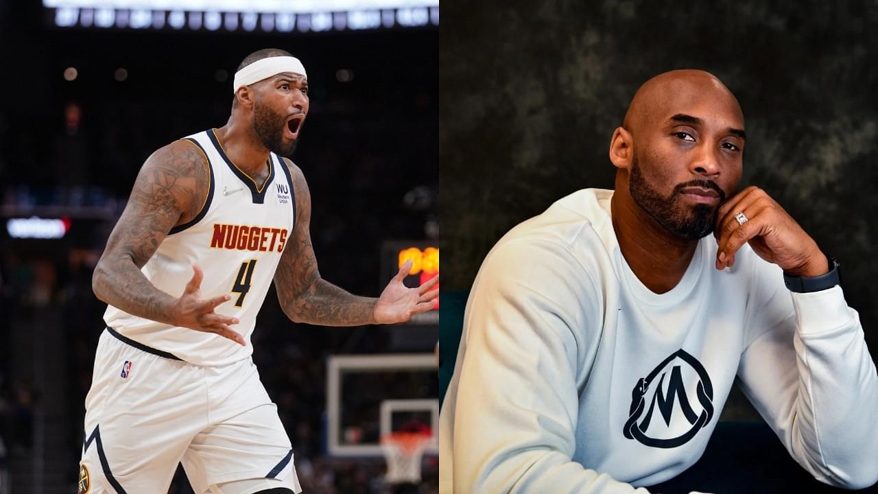 Demarcus Cousins (L), Kobe Bryant (R)