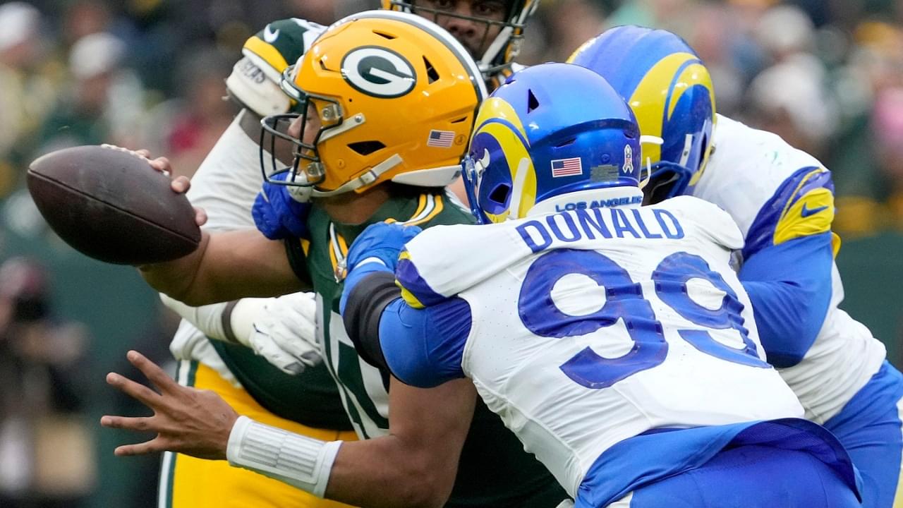 Aaron Donald Explains How to Sack Aaron Rodgers Amid Myles Garrett’s “Graveyard” Warning