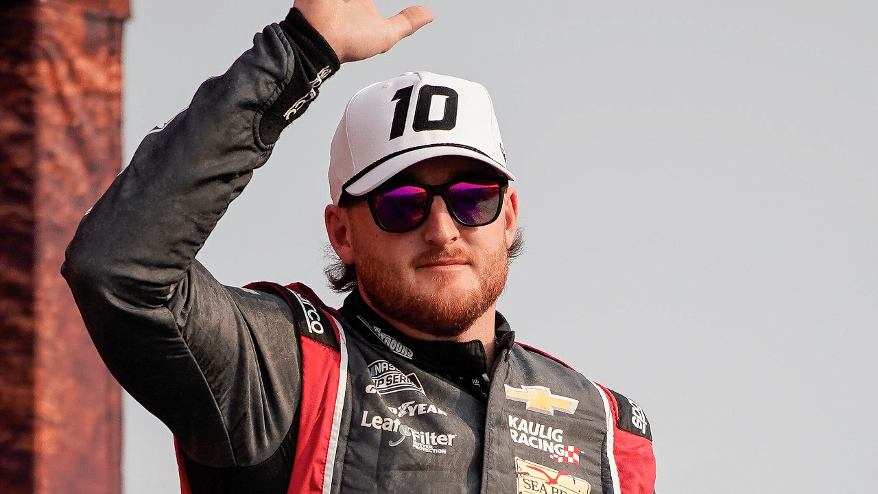 NASCAR Cup Series driver Ty Dillon is introduced before the Cracker Barrel 400 at Nashville Superspeedway in Lebanon, Tenn., Sunday, June 1, 2025. © Andrew Nelles / The Tennessean / USA TODAY NETWORK via Imagn Images