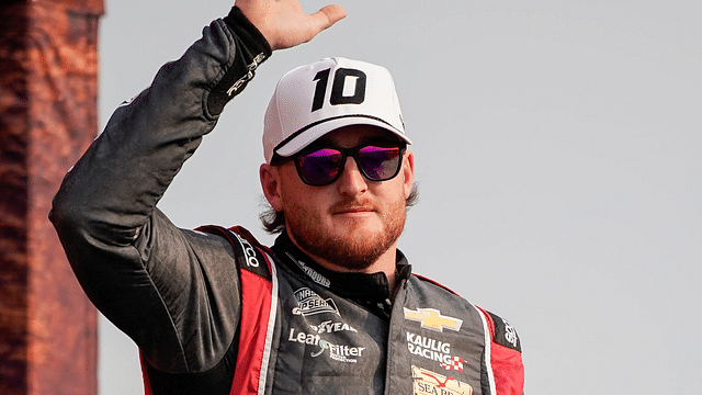 NASCAR Cup Series driver Ty Dillon is introduced before the Cracker Barrel 400 at Nashville Superspeedway in Lebanon, Tenn., Sunday, June 1, 2025. © Andrew Nelles / The Tennessean / USA TODAY NETWORK via Imagn Images