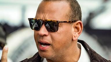 Alex Rodriguez walks the red carpet on Sunday, May 25, 2025, ahead of the 109th running of the Indianapolis 500 at Indianapolis Motor Speedway.