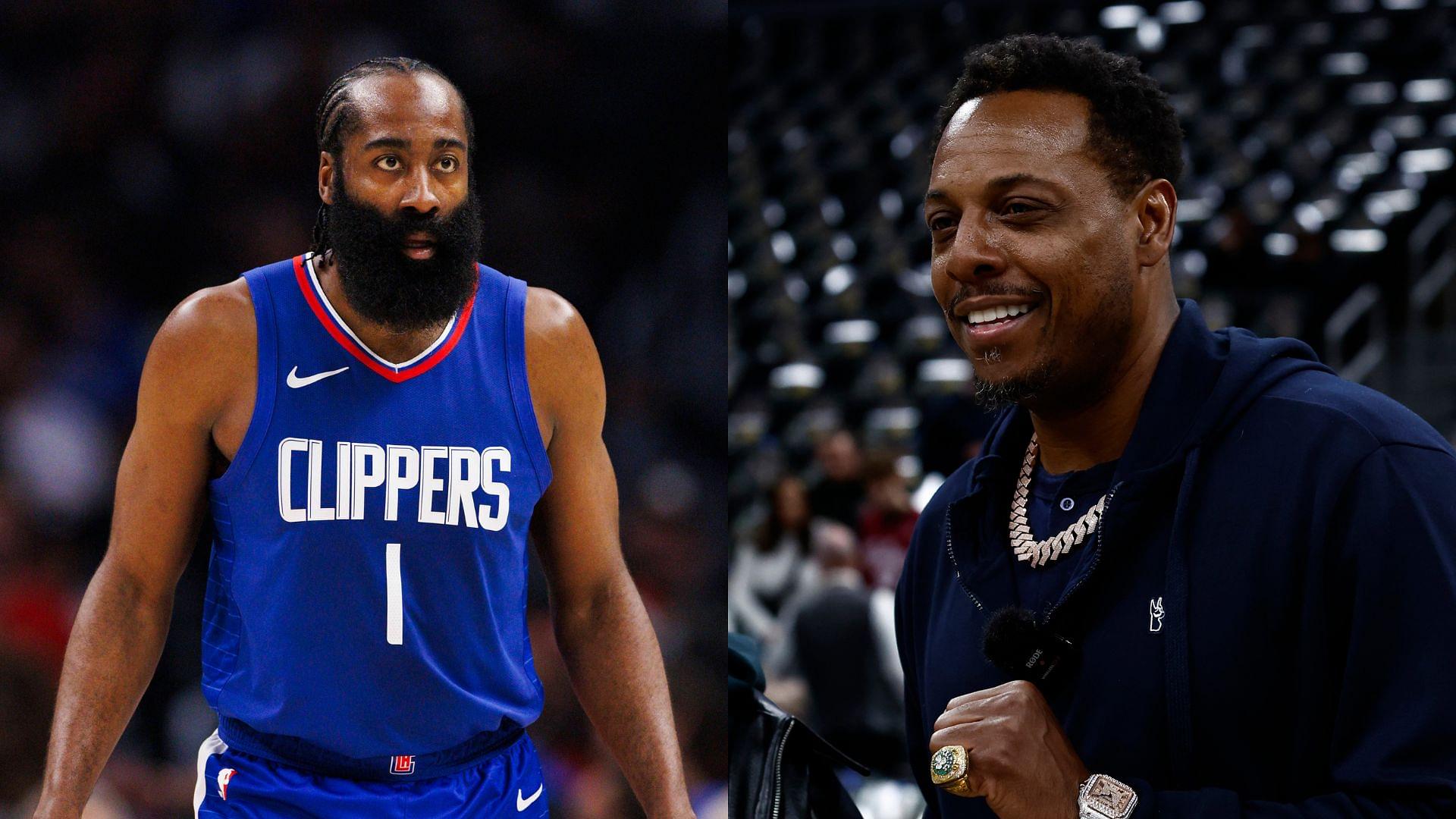 James Harden (L) and Paul Pierce (R)