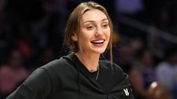 LA Sparks forward Cameron Brink watches during the game against the Seattle Storm at Crypto.com Arena.
