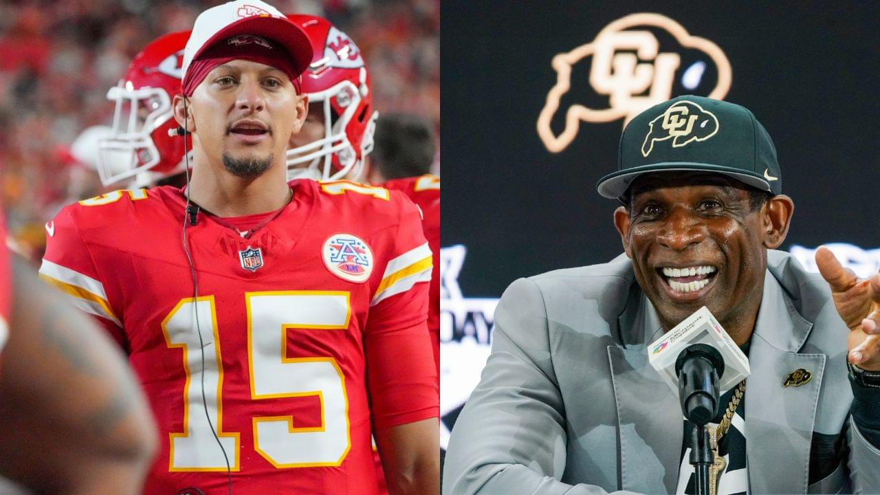Patrick Mahomes and Deion Sanders