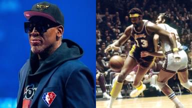 Dennis Rodman (L), Wilt Chamberlain (R)