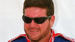 NASCAR Busch Grand National Series driver Randy LaJoie (74) during the Kenwood Home & Car Audio 300 at California Speedway.