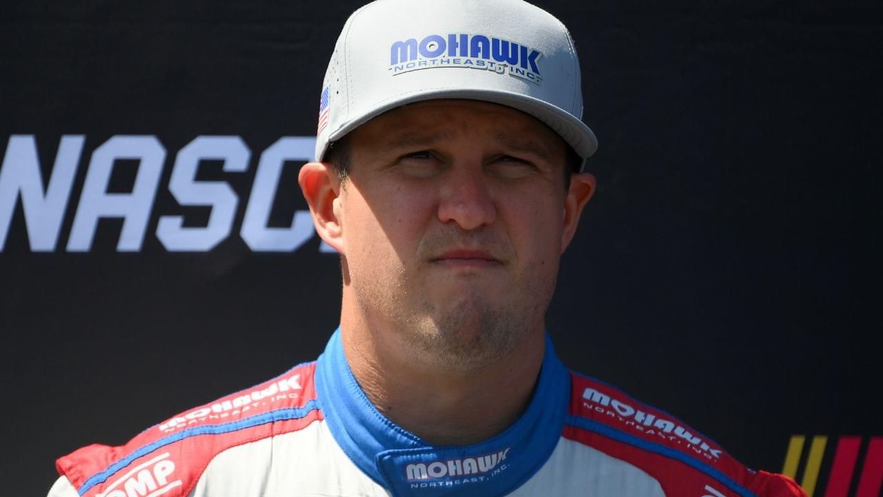 NASCAR Cup Series driver Ryan Preece (60) looks on prior to the Go Bowling at The Glen at Watkins Glen International.