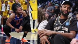 Jalen Brunson (L), Mikal Bridges (R)