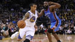 Monta Ellis and James Harden, GS v OKC