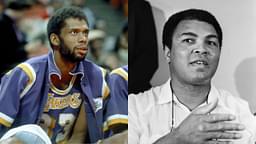 Kareem Abdul-Jabbar (L), Muhammad Ali (R)