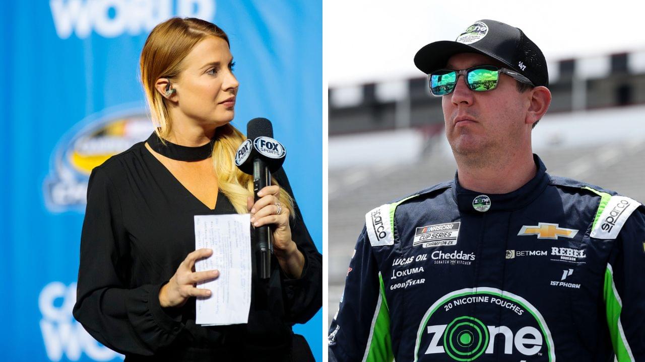 Kaitlyn Vincie and Kyle Busch