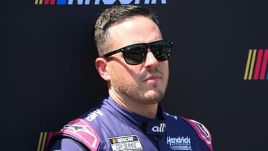 NASCAR Cup Series driver Alex Bowman (48) looks on prior to the Go Bowling at The Glen at Watkins Glen International.