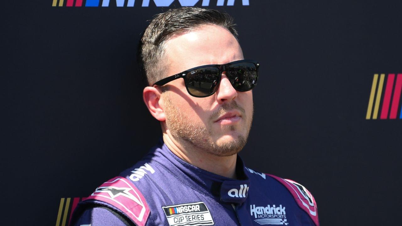 NASCAR Cup Series driver Alex Bowman (48) looks on prior to the Go Bowling at The Glen at Watkins Glen International.