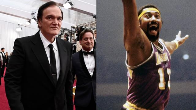 Quentin Tarantino (L) , Wilt Chamberlain (R)