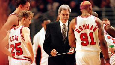 Steve Kerr, Phil Jackson and Dennis Rodman