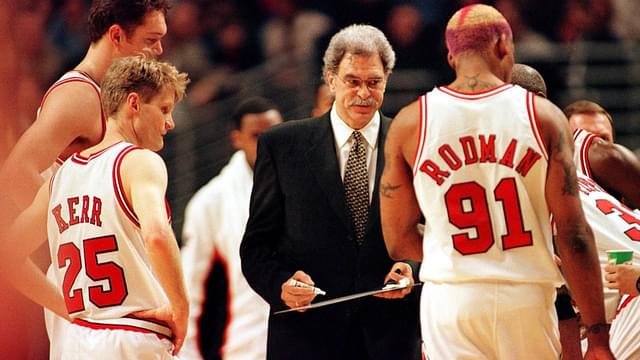 Steve Kerr, Phil Jackson and Dennis Rodman