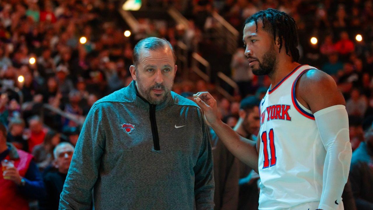 Tom Thibodeau and Jalen Brunson