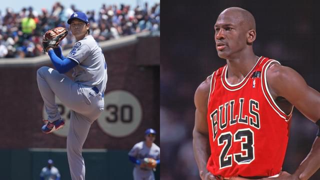Shohei Ohtani (L), Michael Jordan (R)
