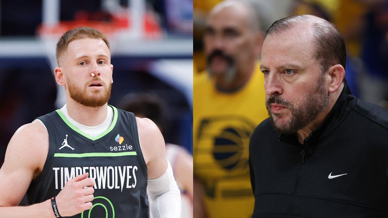 Donte DiVincenzo (L), Tom Thibodeau (R)