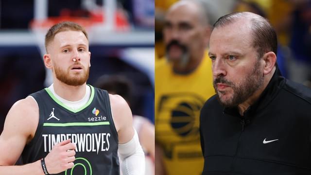 Donte DiVincenzo (L), Tom Thibodeau (R)
