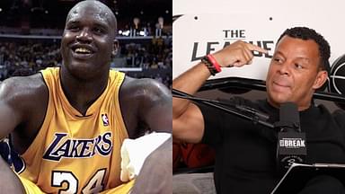 Shaquille O'Neal (L) and Kid Jay (R)