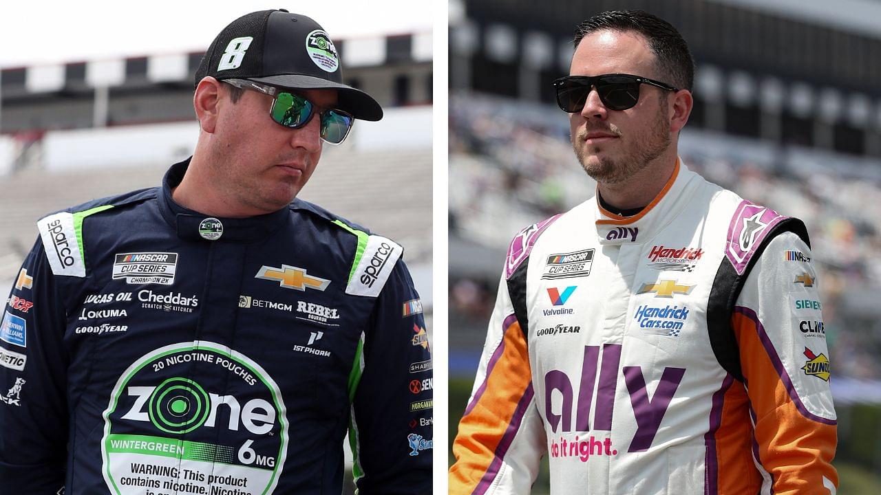 Kyle Busch and Alex Bowman