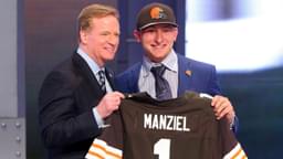 Roger Goodell and Johnny Manziel