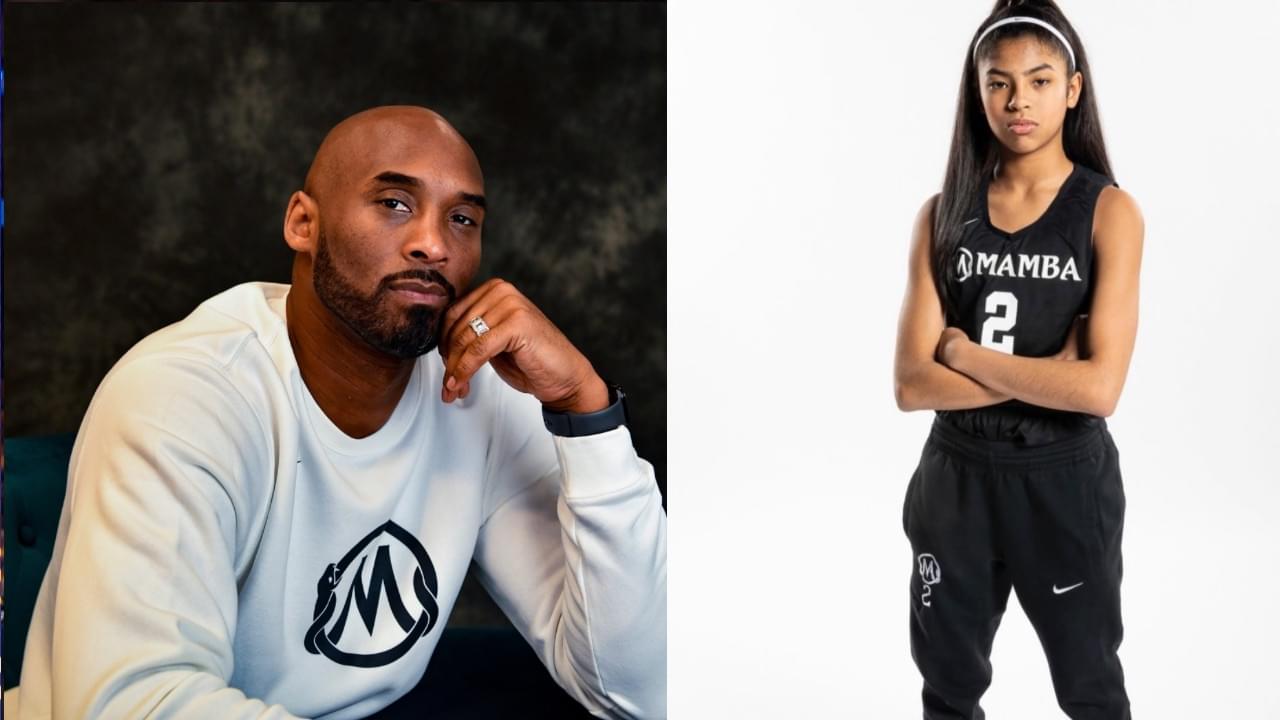 Kobe Bryant (L), Gigi Bryant (R)