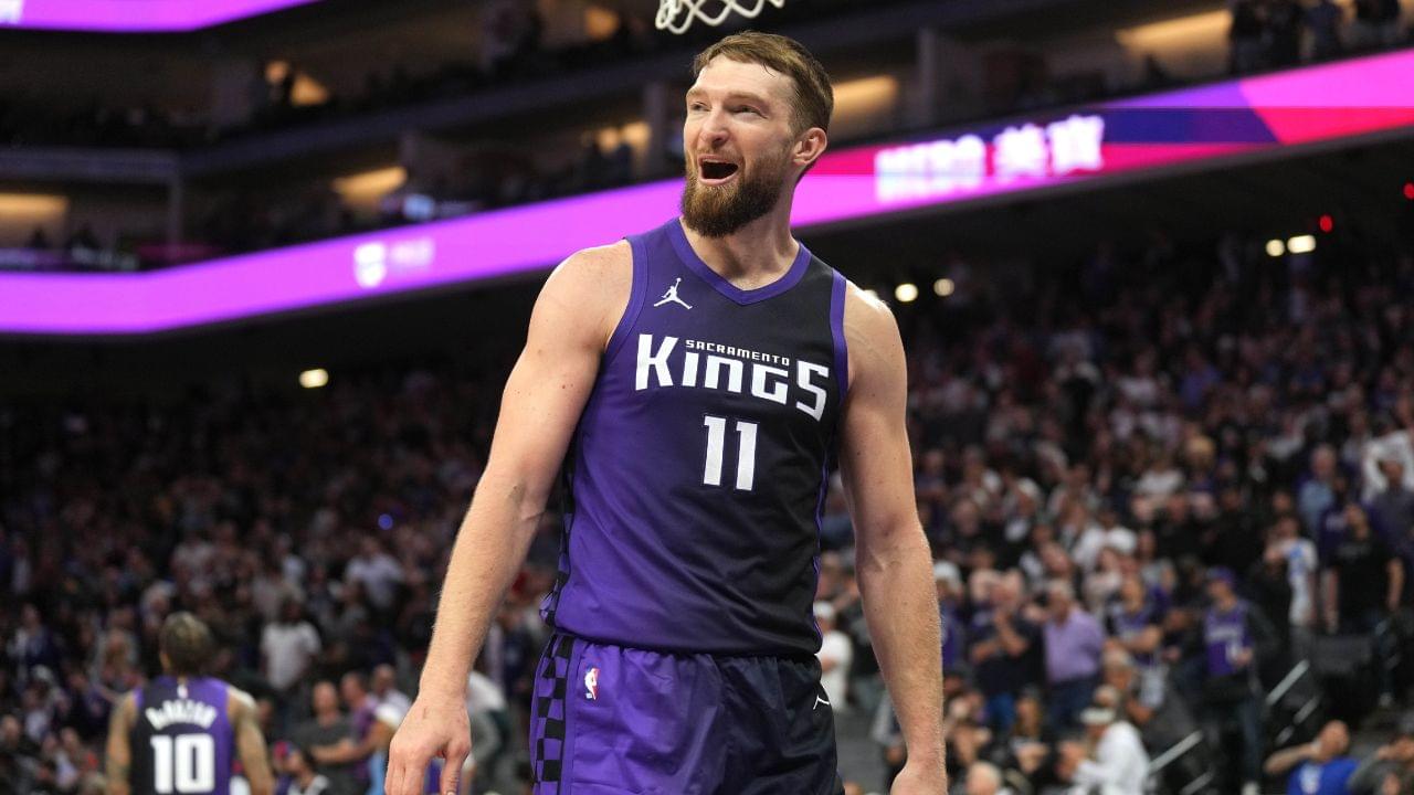 Sacramento Kings forward Domantas Sabonis (11) during the fourth quarter against the Los Angeles Clippers at Golden 1 Center.