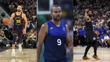 Stephen Curry (L), Tony Parker (C), and Kyrie Irving (L)