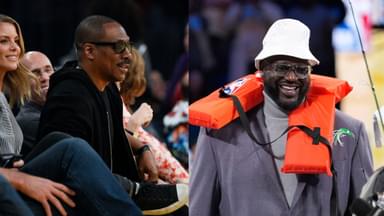 Eddie Murphy (L), Shaquille O’Neal (R)