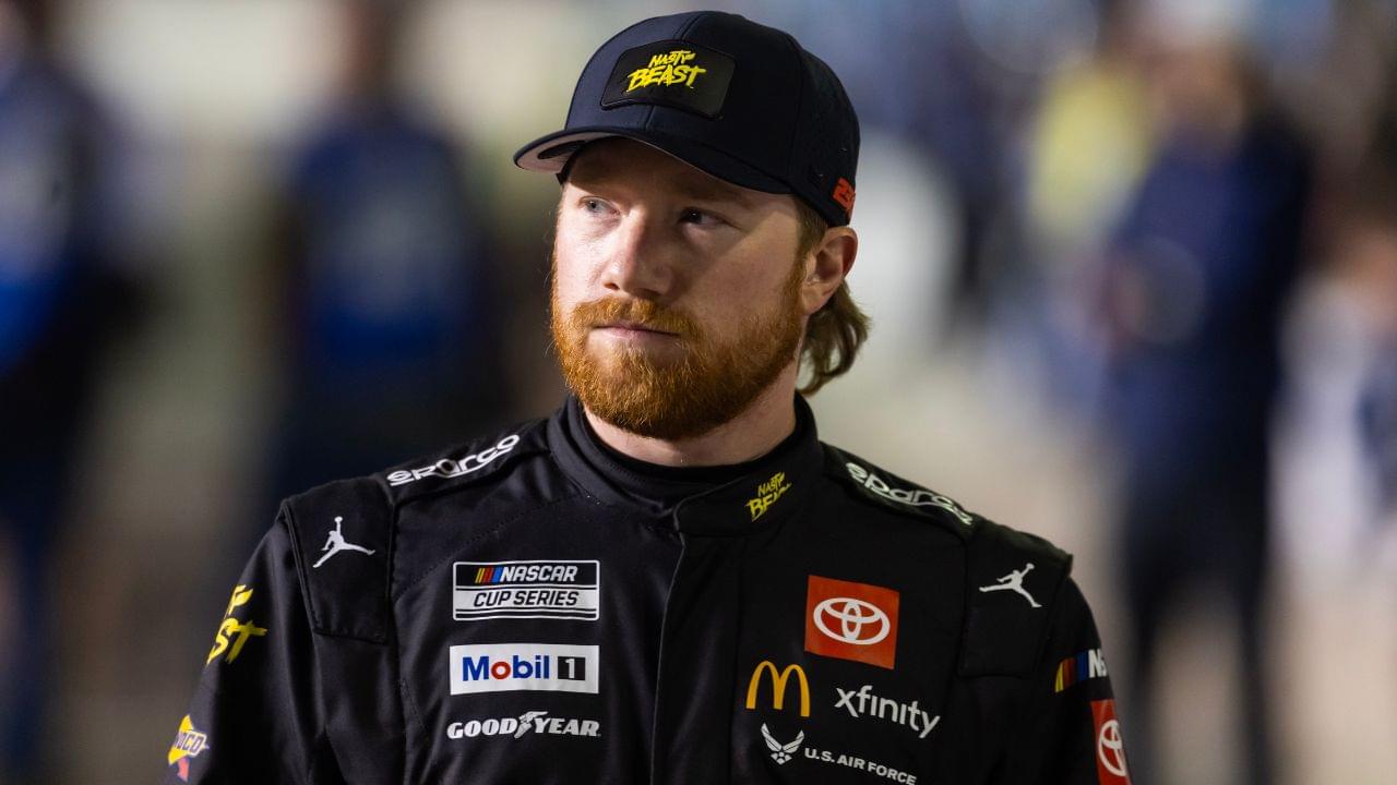 NASCAR Cup Series driver Tyler Reddick (45) during qualifying for the Daytona 500 at Daytona International Speedway.