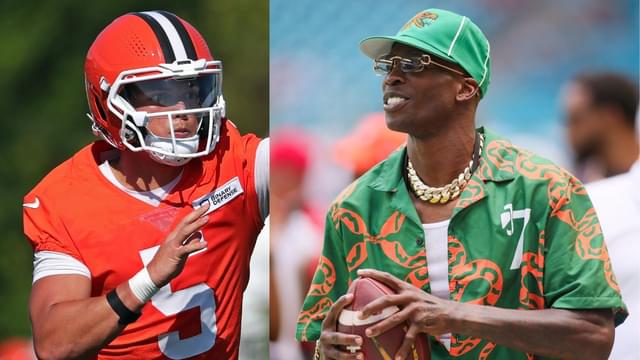 Dillon Gabriel and Chad Johnson