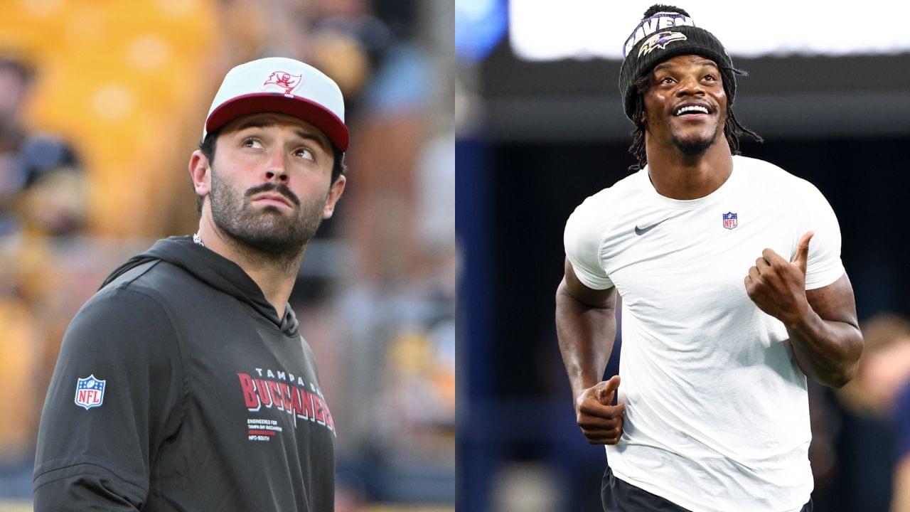 Baker Mayfield and Lamar Jackson