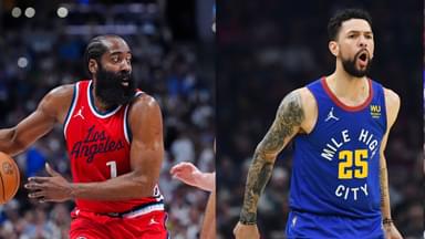James Harden (L), Austin Rivers (R)