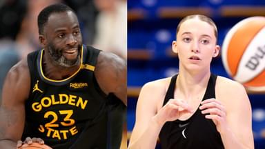 Draymond Green (L), Paige Bueckers (R)