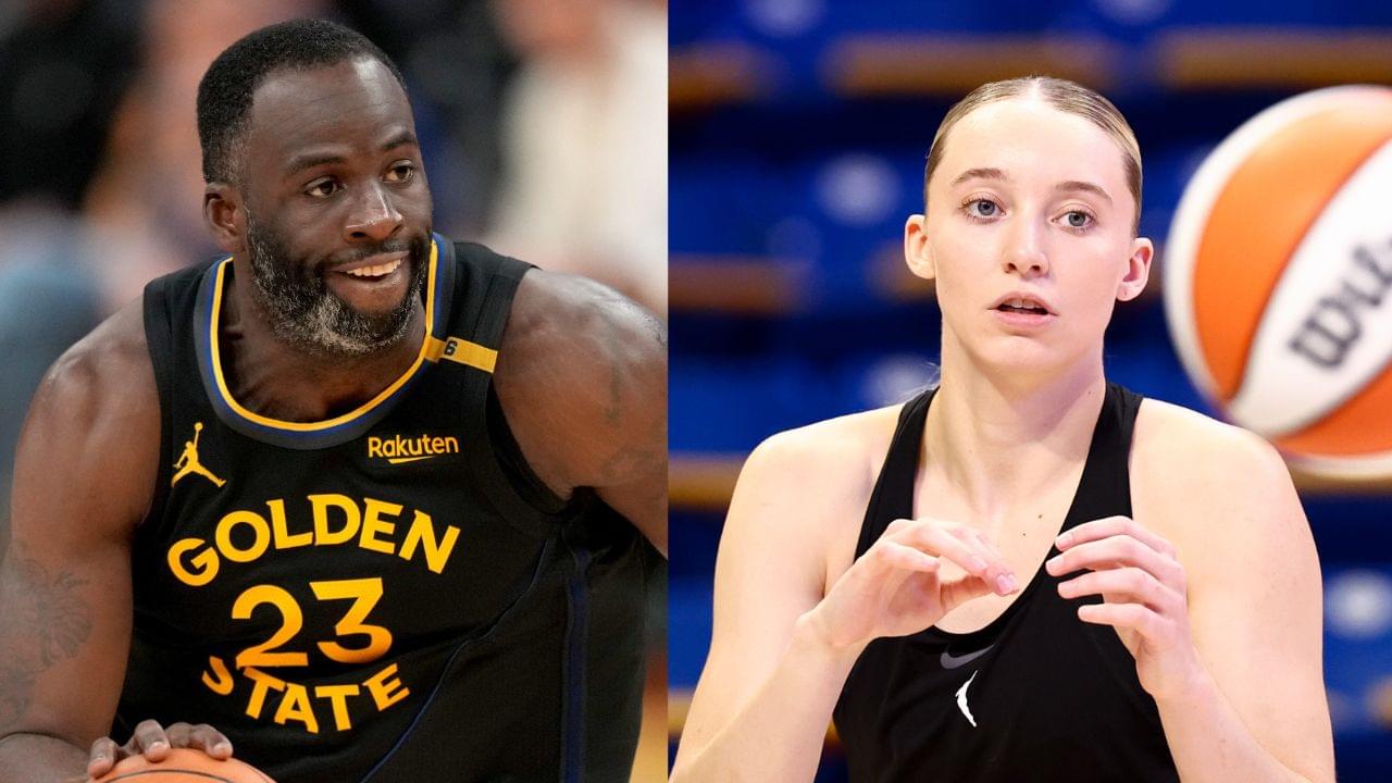 Draymond Green (L), Paige Bueckers (R)