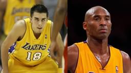 Sasha Vujacic (L), Kobe Bryant (R)