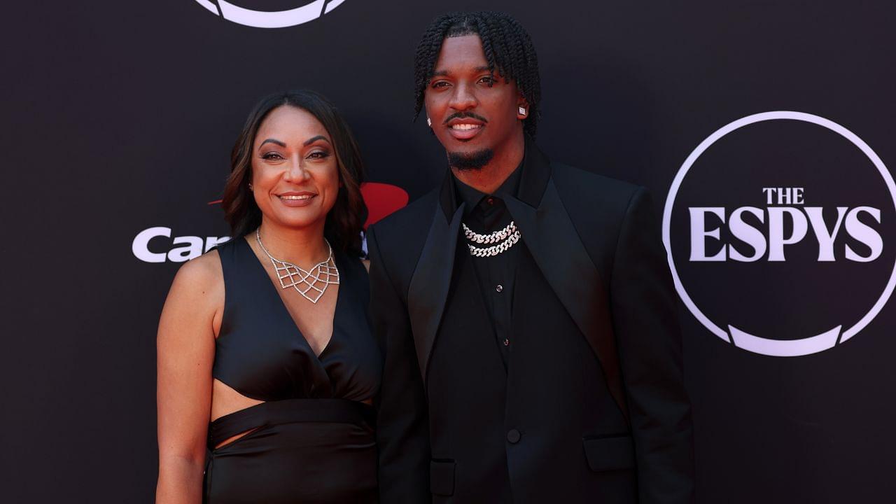 Regina Jackson and Jayden Daniels