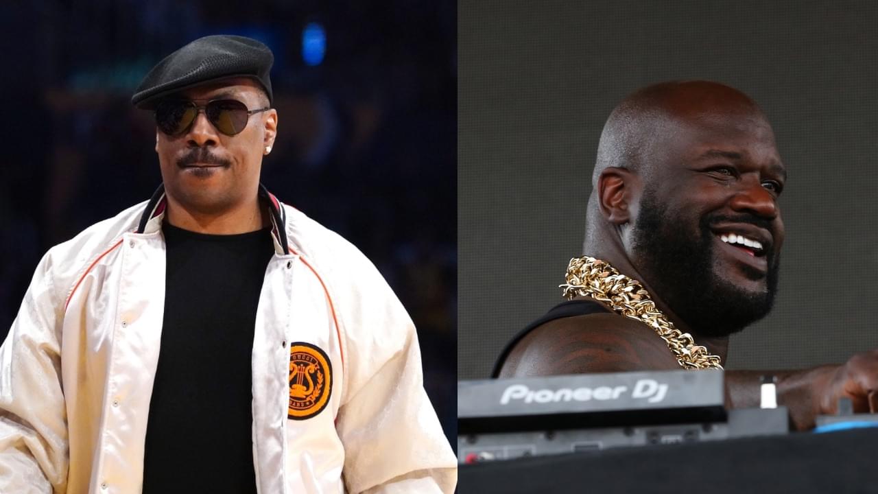 Eddie Murphy (L), Shaquille O’Neal (R)