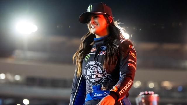 NASCAR Truck Series driver Hailie Deegan during the Championship Race at Phoenix Raceway.