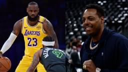 LeBron James (L), Paul Pierce (R)