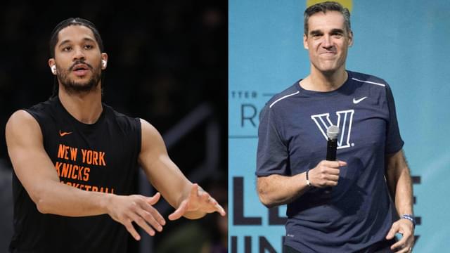 Josh Hart (L), Jay Wright (R)